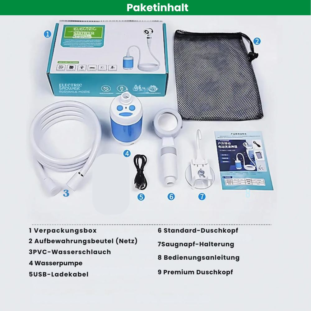 EverFresh™ Portable Shower