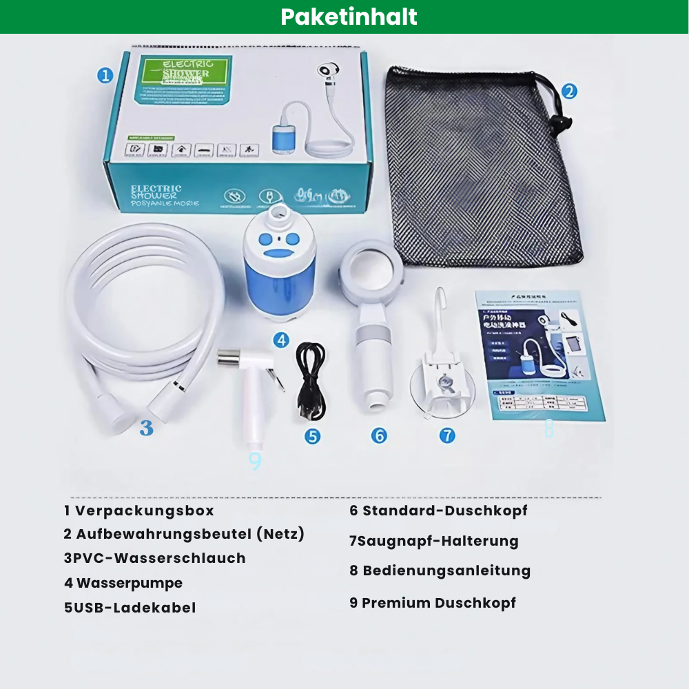 EverFresh™ Portable Shower