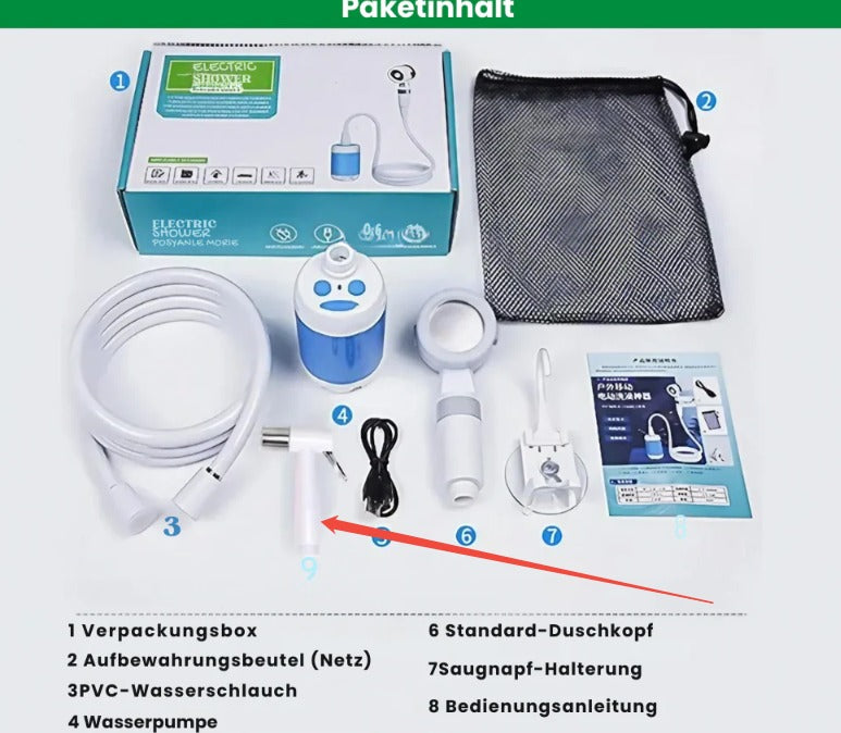 EverFresh™ Portable Shower